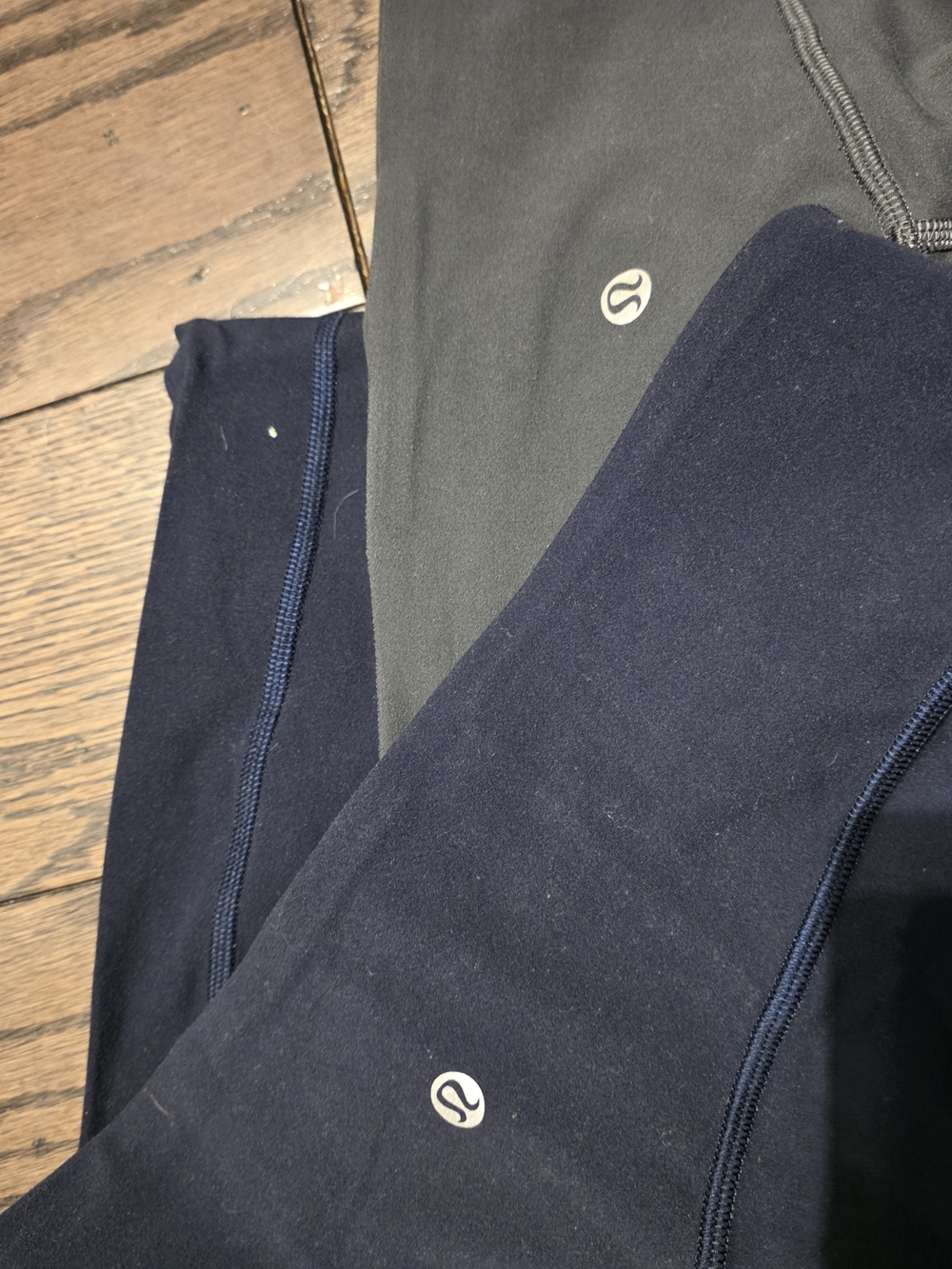 lululemon athletica Navy and Charcoal Athletic Leggings